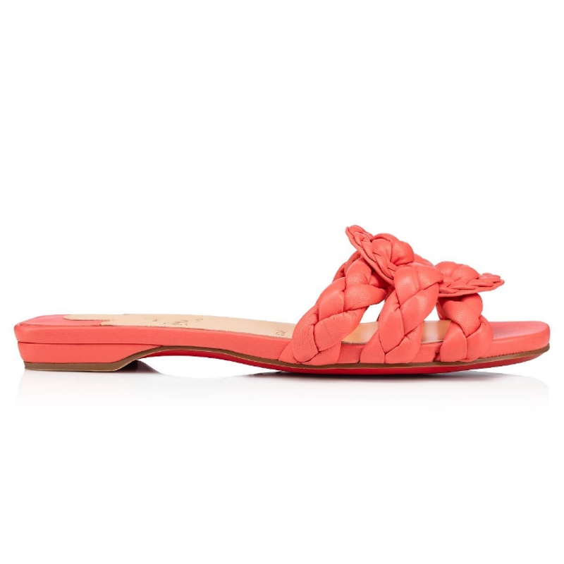 欧洲直采christianlouboutin萝卜丁女鞋2021春夏女士时装凉鞋红色37