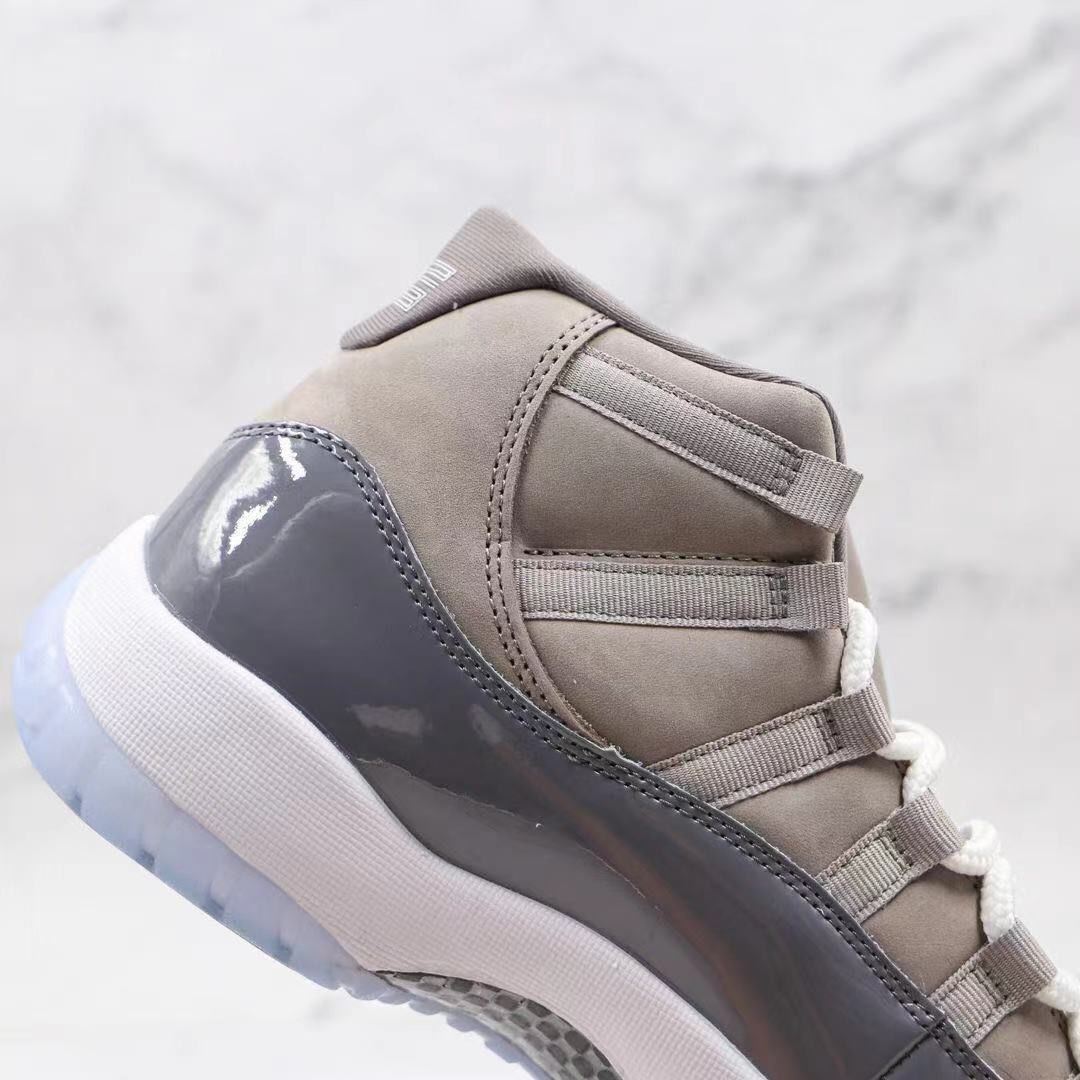 纯原aj11酷灰情侣跑鞋复刻乔11烟灰校园高帮篮球鞋休闲鞋ct8012005乔