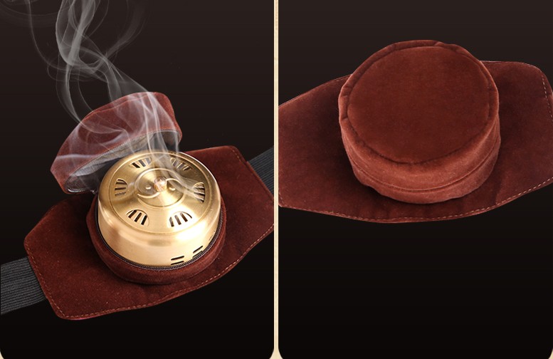 艾灸盒家用便携式宫寒足三里熏灸艾草条艾炙器艾灸包热敷袋随身灸无烟