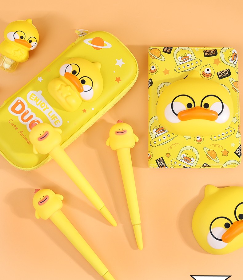 60乐慢回弹解压笔卡通可爱网红减压笔萌捏捏发泄笔小恐龙粉兔独角兽