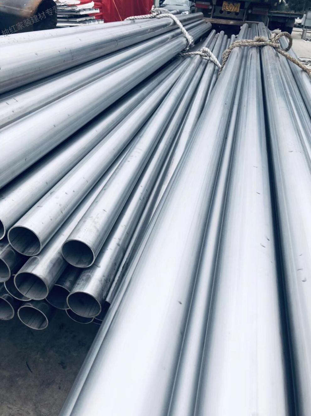 304不锈钢管道32不锈钢毛坯有缝焊管57不锈钢焊管6米焊接管108 【304