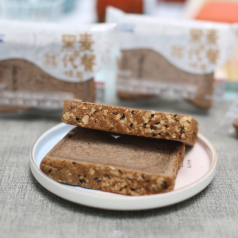 黑麦代餐吐司面包粗粮早餐代餐无夹心吐司口袋面包零食卡尔顿黑麦吐司