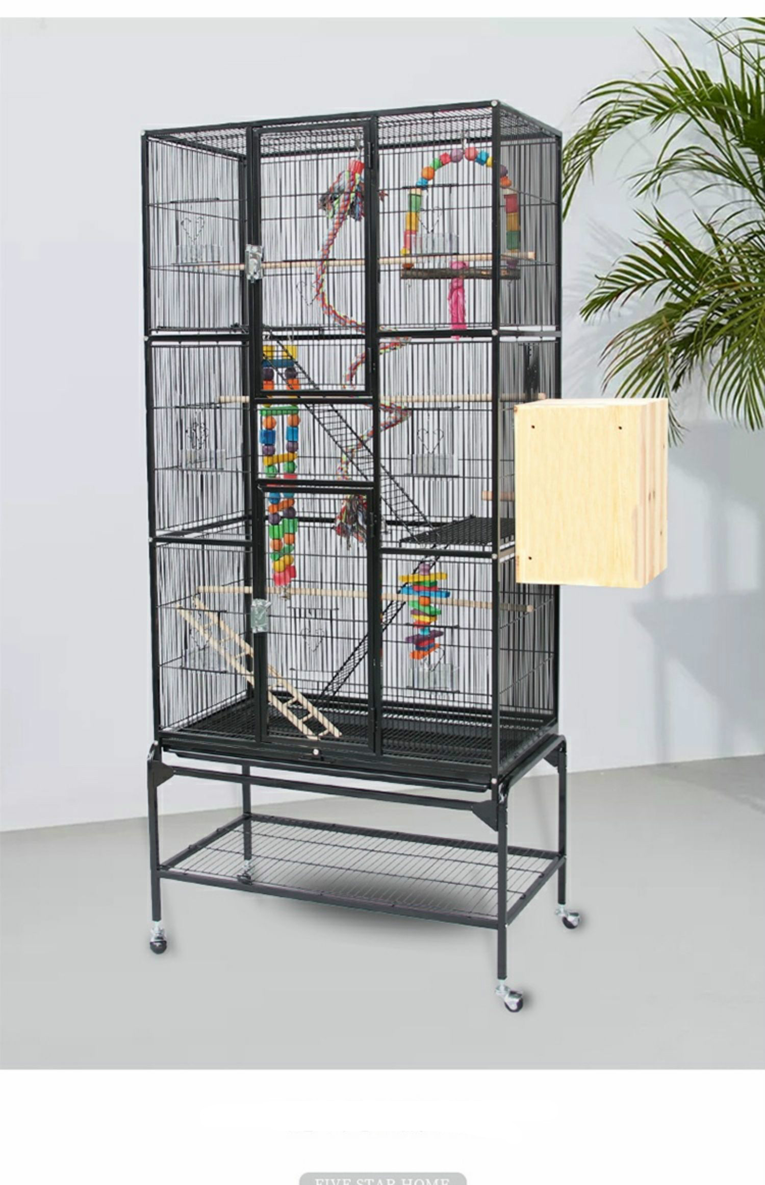凡佰酷豪华别墅鹦鹉笼子大群鸟笼子繁殖笼小太阳灰鹦鹉大号巨型超大b