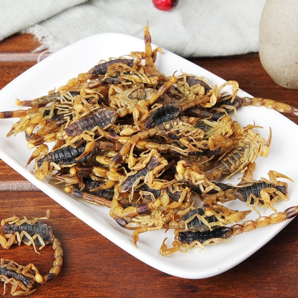 有仁堂中药材清水 全虫药用蝎子 泡酒 纯干无盐蜈蚣全虫10-100克年货