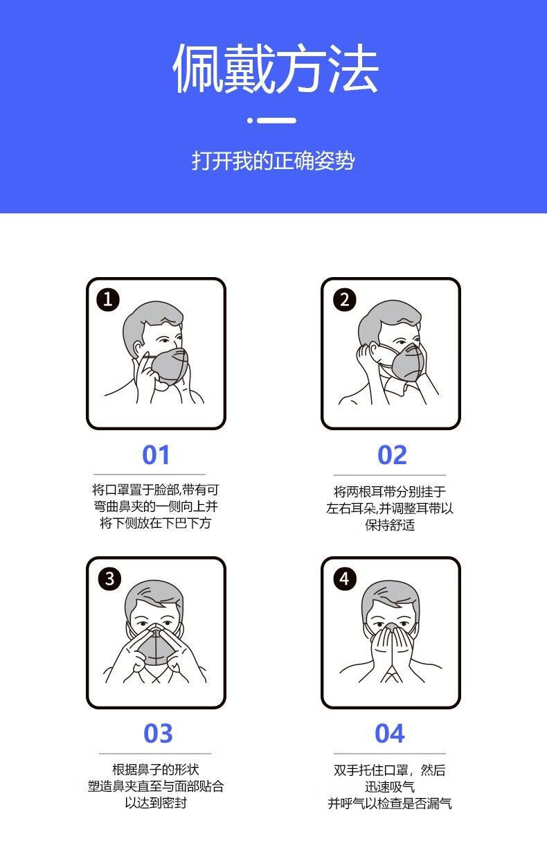 医用n95口罩级独立包装5层立体无菌耳挂折叠式一次性防护口罩医用n95
