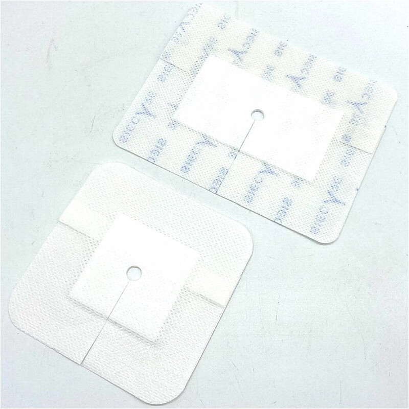 带孔引流管切口导管贴 粘贴型伤口敷料贴 带孔尿管固定敷料 施莱康