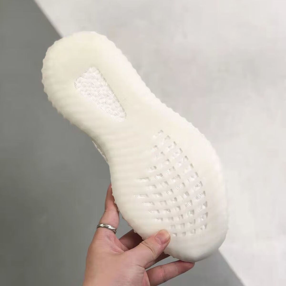 耐克椰子鞋男正版350v2真爆满天星夏季情侣运动鞋女爆米花休闲跑鞋 深