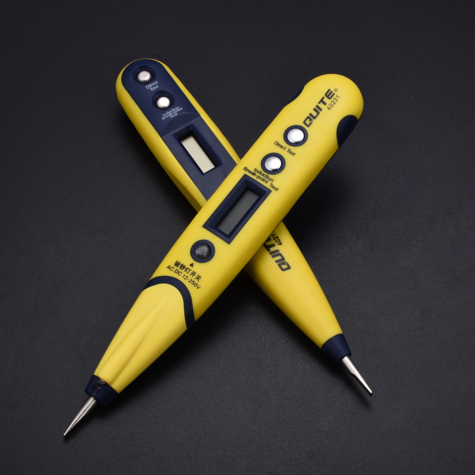 奇特(quite)多功能数显感应测电笔线路零火线检测高压感应自检查断点