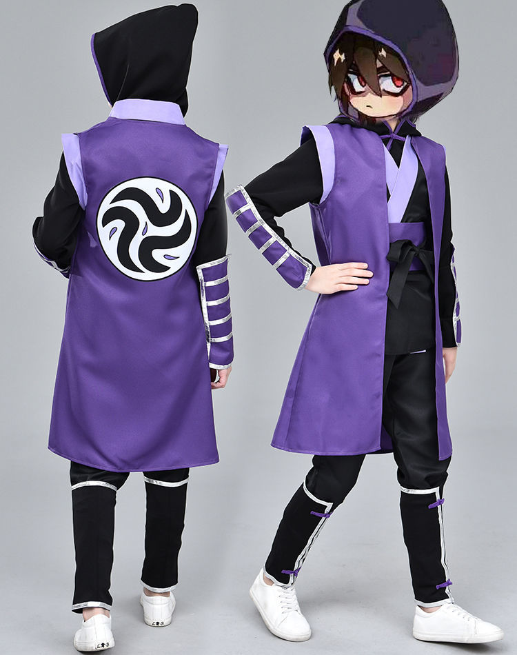 刺客伍六七cos服表演服装柒 刺客服 周边cosplay儿童全套装动漫服