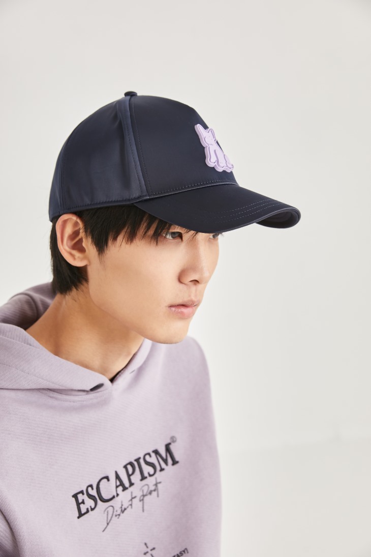 jackjones杰克琼斯秋季男士法斗图案潮棒球帽鸭舌遮阳帽子220386505