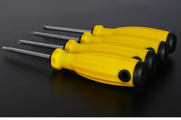 异形特殊型型内十字起子内三角形工字型插排插座专用螺丝刀 红色