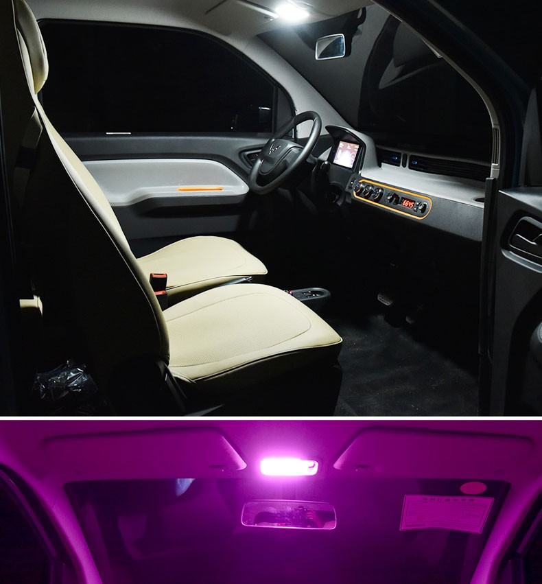 五菱宏光mini ev阅读灯led灯光 迷你ev改装室内头顶照明氛围灯 【专用