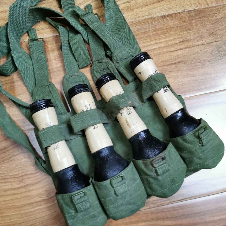 影视道具枪 67木柄手榴单模型影视道具 77-1型模型 空体无危害收藏