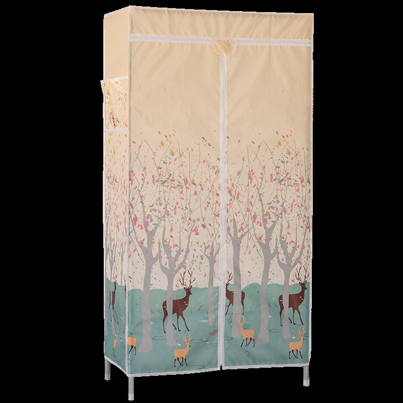 布衣柜布套外罩单卖加厚牛津布鞋架防尘罩定做套简易衣柜外罩(没备注