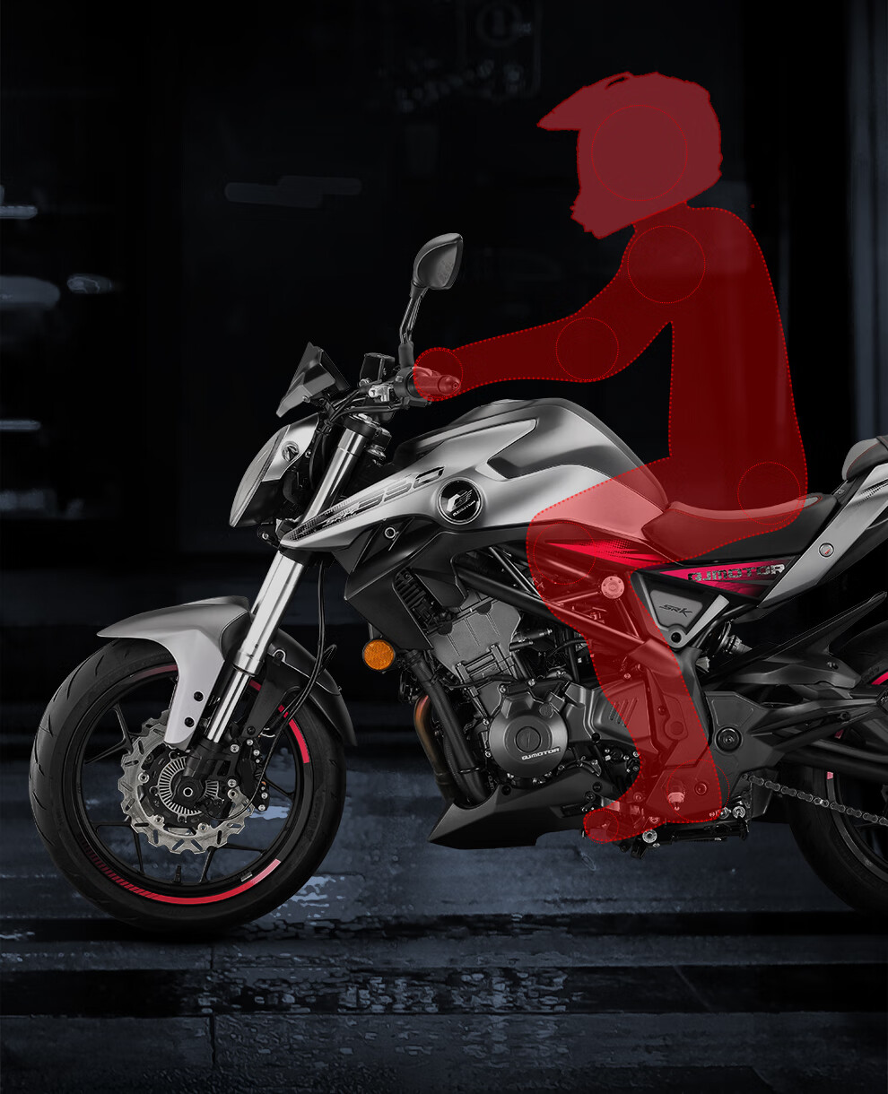 【定金】qjmotor 劲擎追 追350圆灯版国潮四冲程摩托车机车水冷双缸