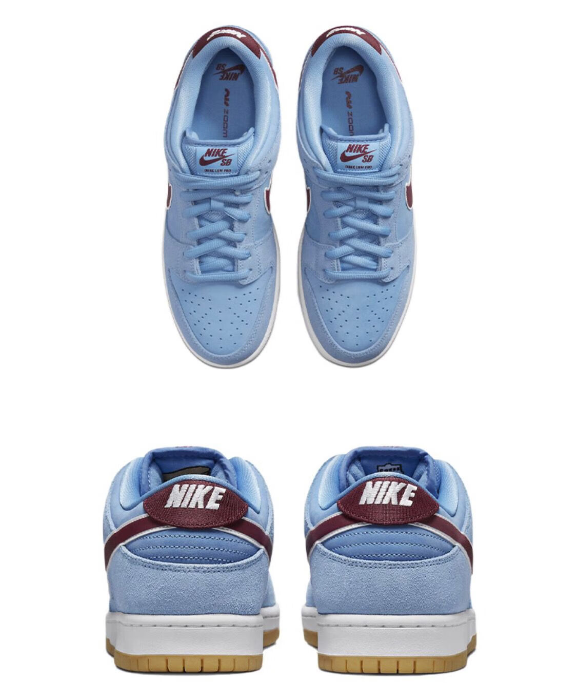 【官方旗舰】dunksb板鞋费城人泡泡糖低帮休闲 男女同