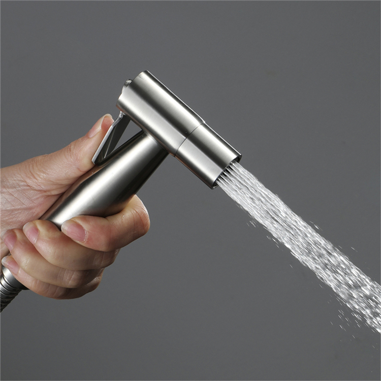 hideep不锈钢喷枪净身妇洗伴侣马桶冲洗手持喷枪免打孔安装f2喷枪底座