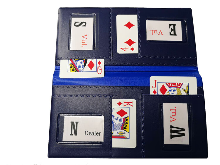 博圣棋礼 皮革桥牌套 桥牌用具 pu皮革桥牌套 四色可选 墨绿色