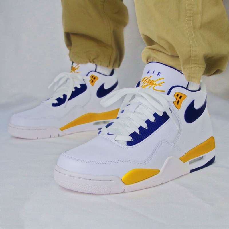 耐克nikeflightlegacy白蓝黄红白黑白男鞋运动休闲鞋篮球鞋bq