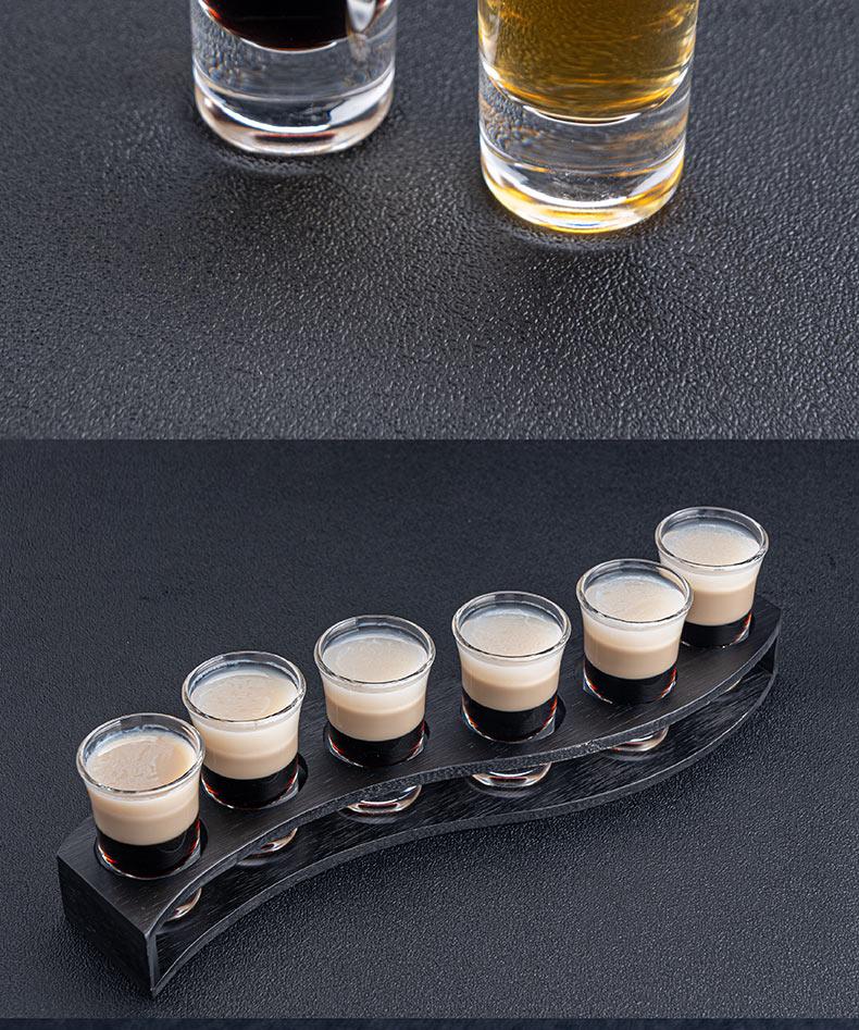 子弹杯标准30毫升厚底杯shot杯b52轰炸机鸡尾酒杯一口吞杯烈酒杯 杯