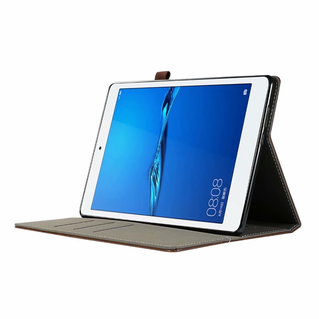 1英寸皮套bzt-w09/al00/al10手托插卡 玫红 华为平板c5e 10.