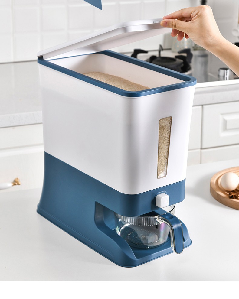 chengda厚计量密封米桶家用厨房储米箱装米的容器大米收纳盒子防虫