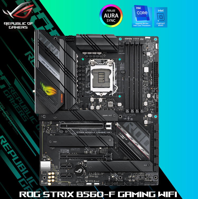 华硕asusrogstrixb560gamingwifi系列主板支持10600kf等rogstrixb560a