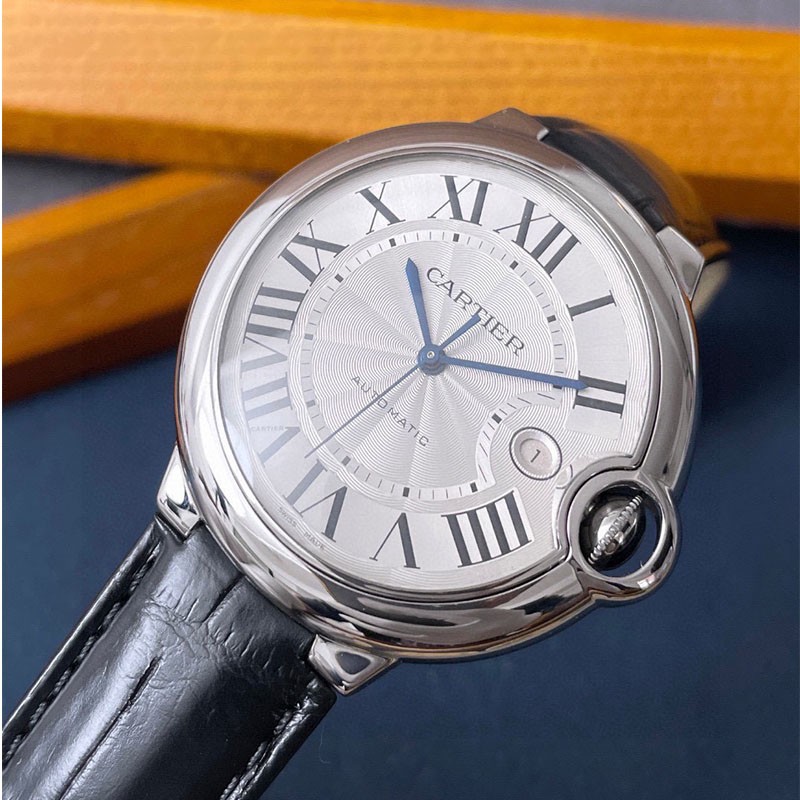 二手95新卡地亚男表蓝气球系列w69016z4精钢自动机械421mm男士二手奢
