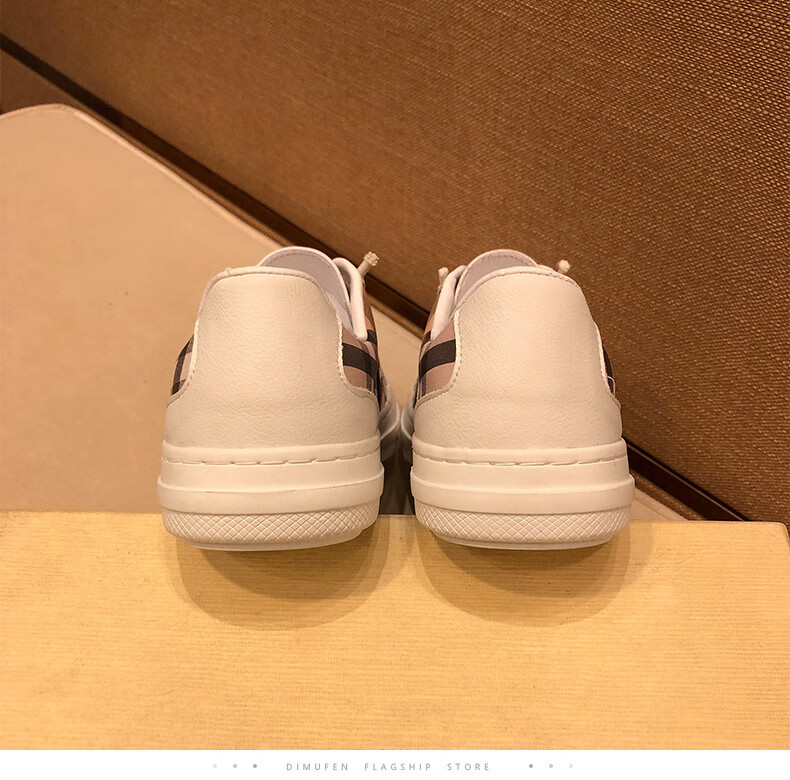 弗小蜜蜂小白鞋男板鞋高版本2021夏季休闲鞋欧洲站弗酷奇男鞋白色38