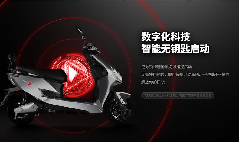 台铃豹子超能版电动摩托车豹子1000w电机72v石墨烯电池电动两轮电瓶车