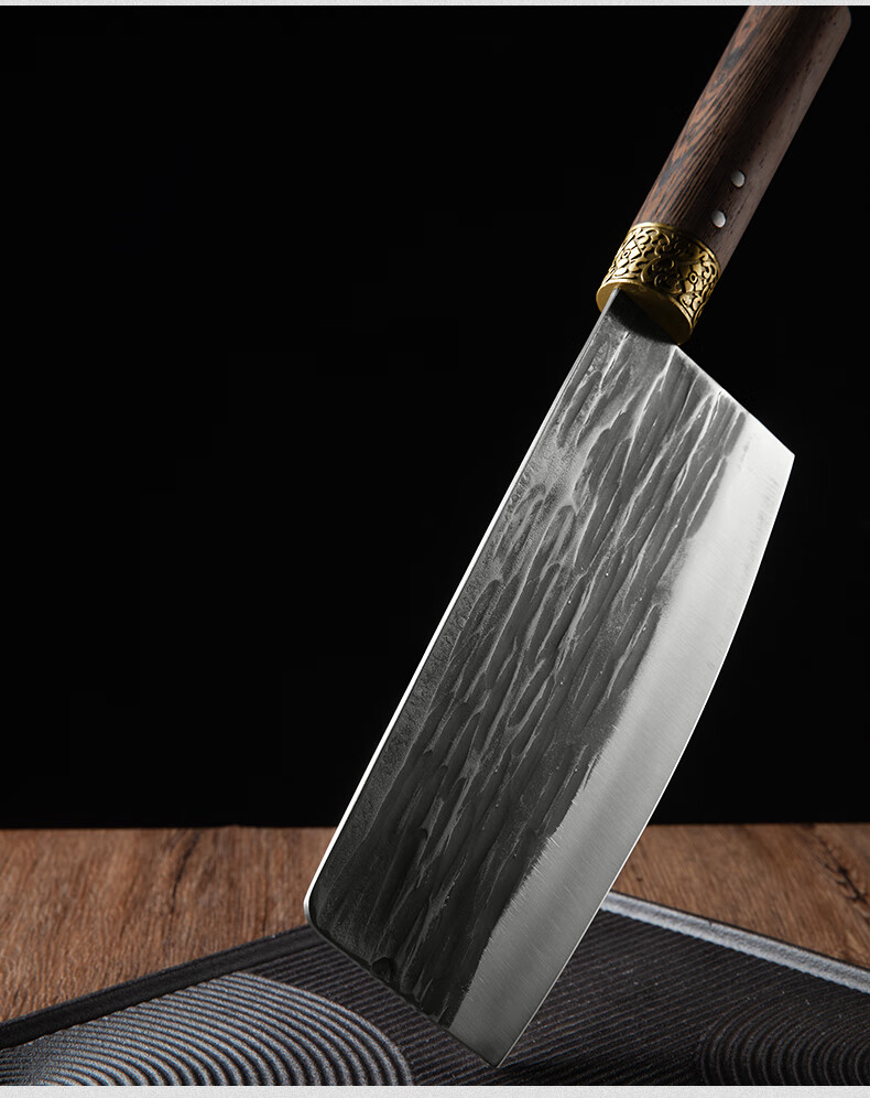 楚家刀菜刀家用切肉刀切片刀菜刀厨师刀手工锻打刀具饭店厨刀超快锋利