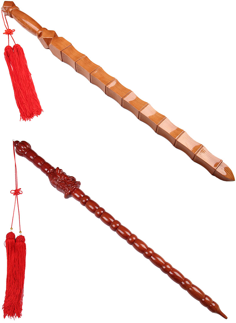 泰山慈航阁桃木打神鞭道教法器九节鞭姜太公法器姜子牙打神鞭桃木打神