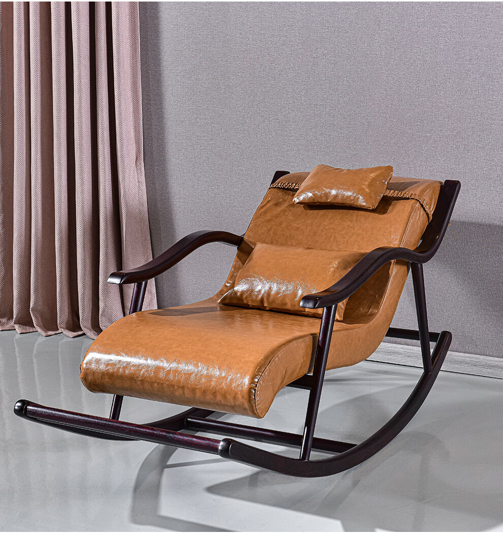 比艺血檀学名染料紫檀椅实木躺椅成人午休椅家用老人椅懒人椅阳台休闲