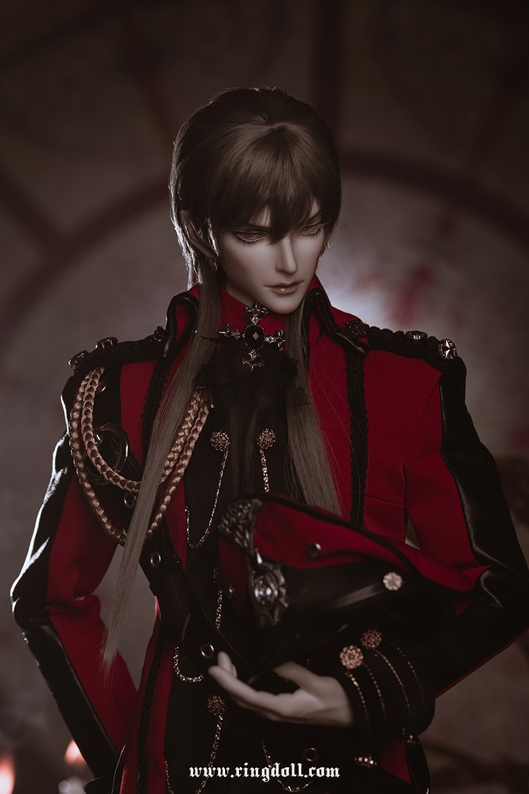 戒之人形阿西军装bjd娃娃sd叔体男人偶模型收藏摆设裸娃官妆4代叔体白