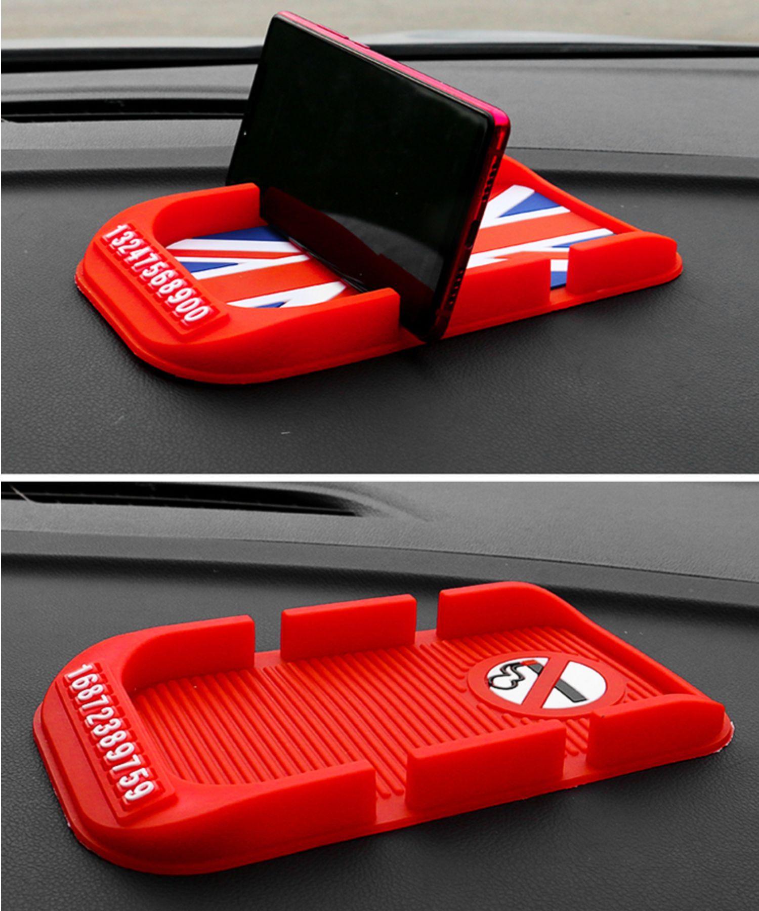 手机防滑垫汽车载防滑垫车用防滑垫置物垫车载防滑垫仪表台防滑垫 纯