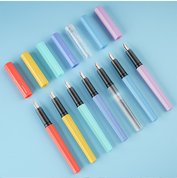 日本白金platinumpq200小流星钢笔学生练字入门树脂可爱小清新马卡龙