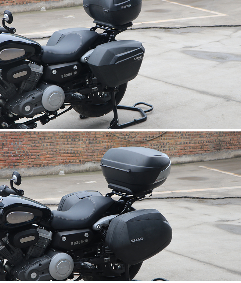 适用于奔达金吉拉300保险杠防护杠尾架后货架前挡风边包架箱改装夏德