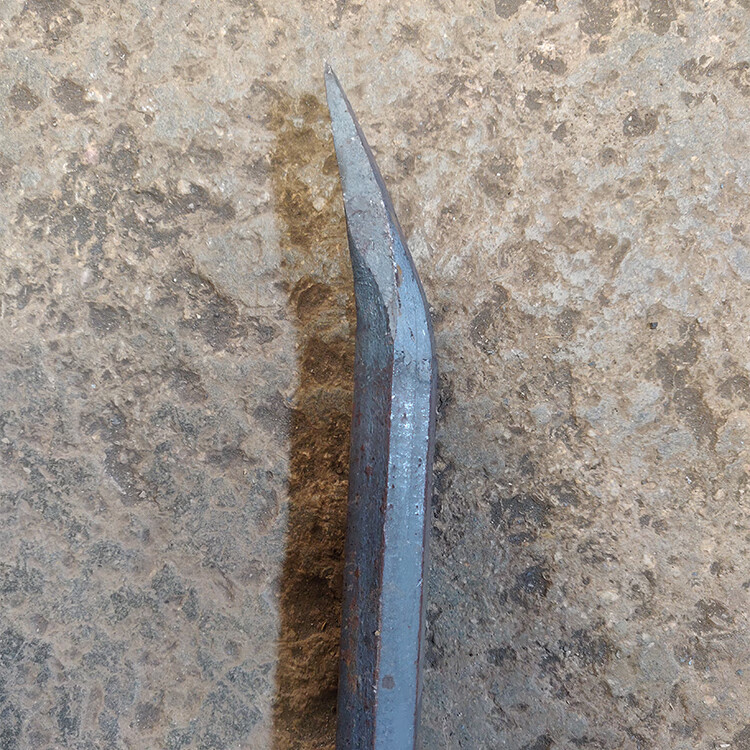 六棱钢螺纹铝模撬杠木工小撬棍扁头拆模翘棍专用工具 18粗35公分 四棱