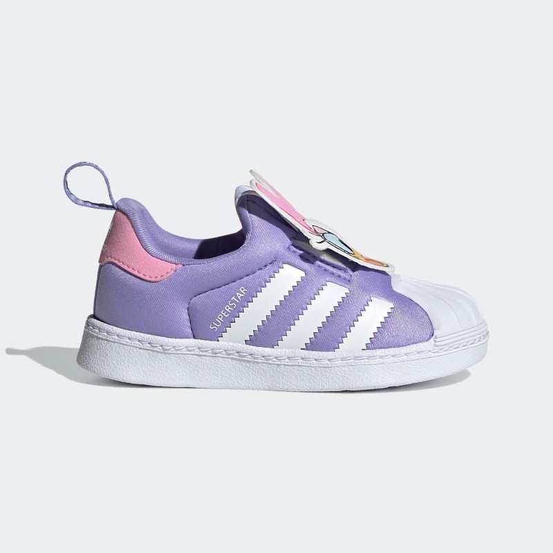 adidas阿迪达斯童装21冬季新款米奇联名加厚男女婴童三叶草经典贝壳头