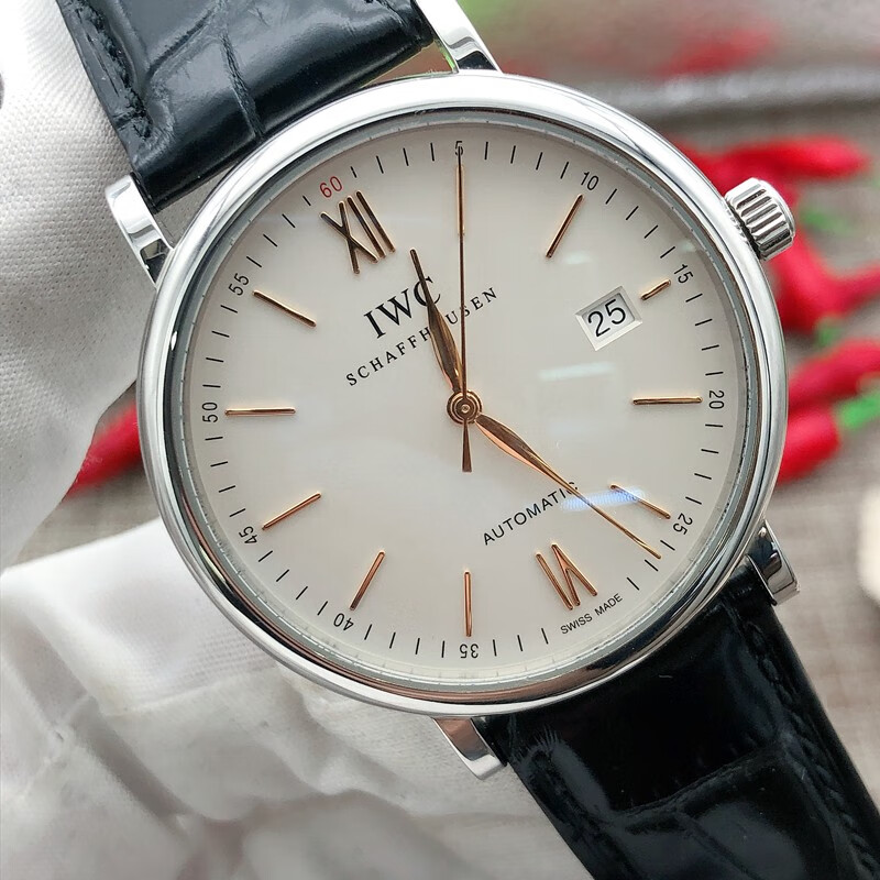 【二手95新】万国(iwc)柏涛菲诺系列 自动机械男表 新款红60 商务正装