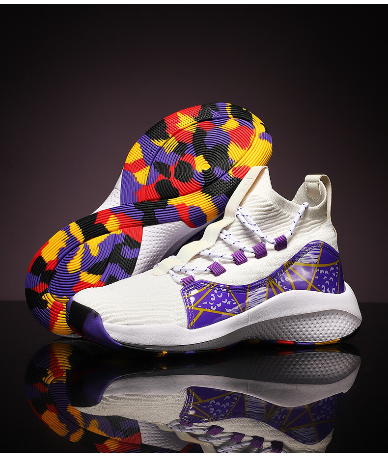 欧文7代8音速8篮球鞋男高帮透气青少年学生儿童球鞋战靴运动鞋女96