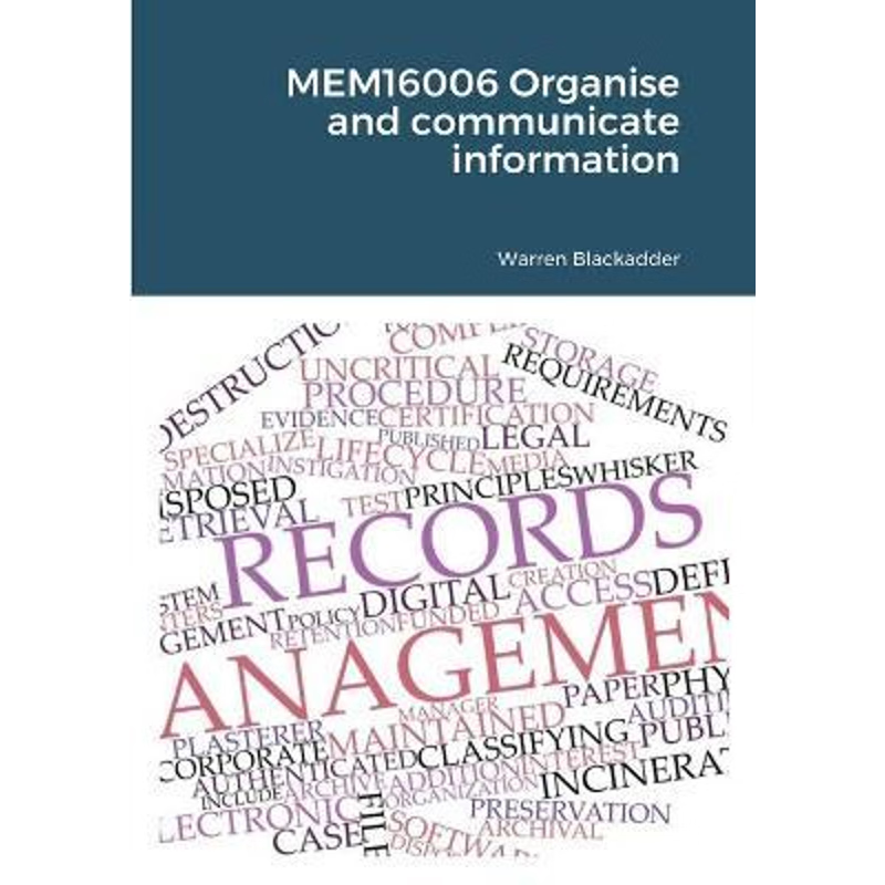 按需印刷MEM16006 Organise and communicate information[9781716311185]