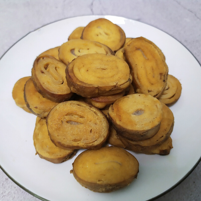 信阳臭豆腐卷新县土特产农家手工制作带毛臭豆腐煎制250g真空包装