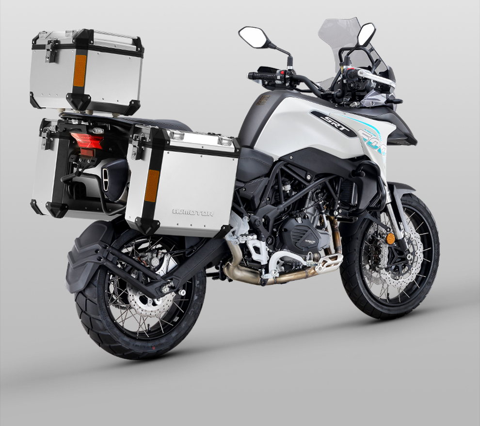 骁500越野款国潮摩托车水冷滑动离合kyb减震brembo液刹 清新黄 带三箱