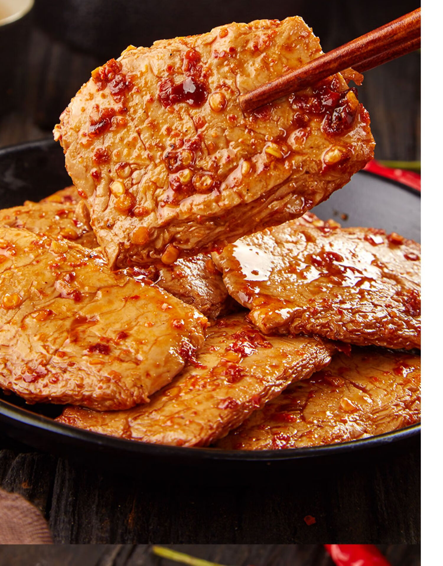 比比赞手撕素肉整箱儿时辣条豆干香辣素牛肉网红零食小吃休闲食品手撕