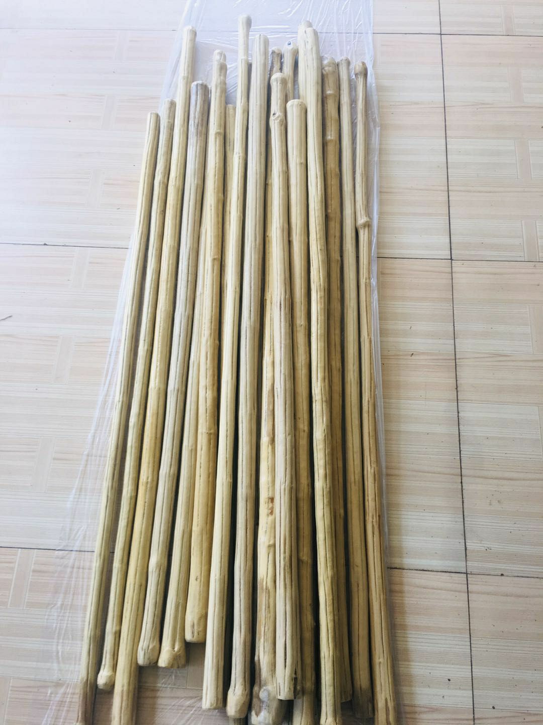 降龙木九道木武术鞭杆太极短棍,健身收藏棍太极棍天然棍 六道木鞭杆