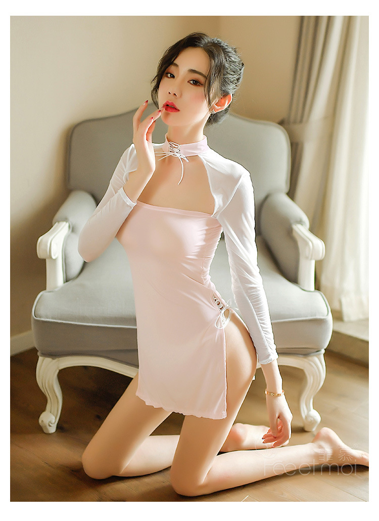 霏慕情趣内衣角色扮演制服诱惑性感古典旗袍透视女裙套装7990保密发货