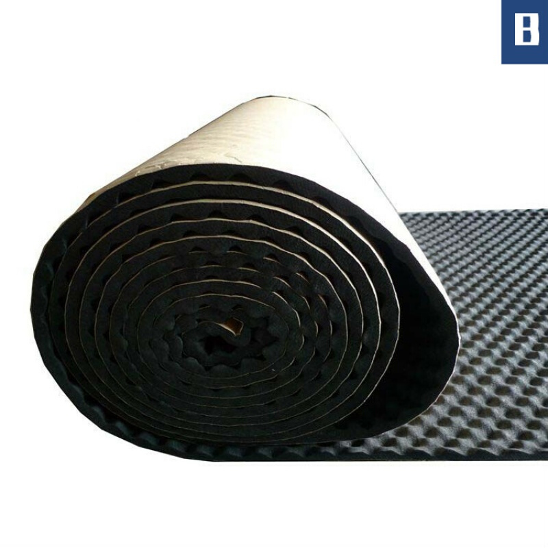 4/7/10mm厚尾箱隔音棉汽车棉背胶车门隔音材料吸音消音棉自带地板 4mm