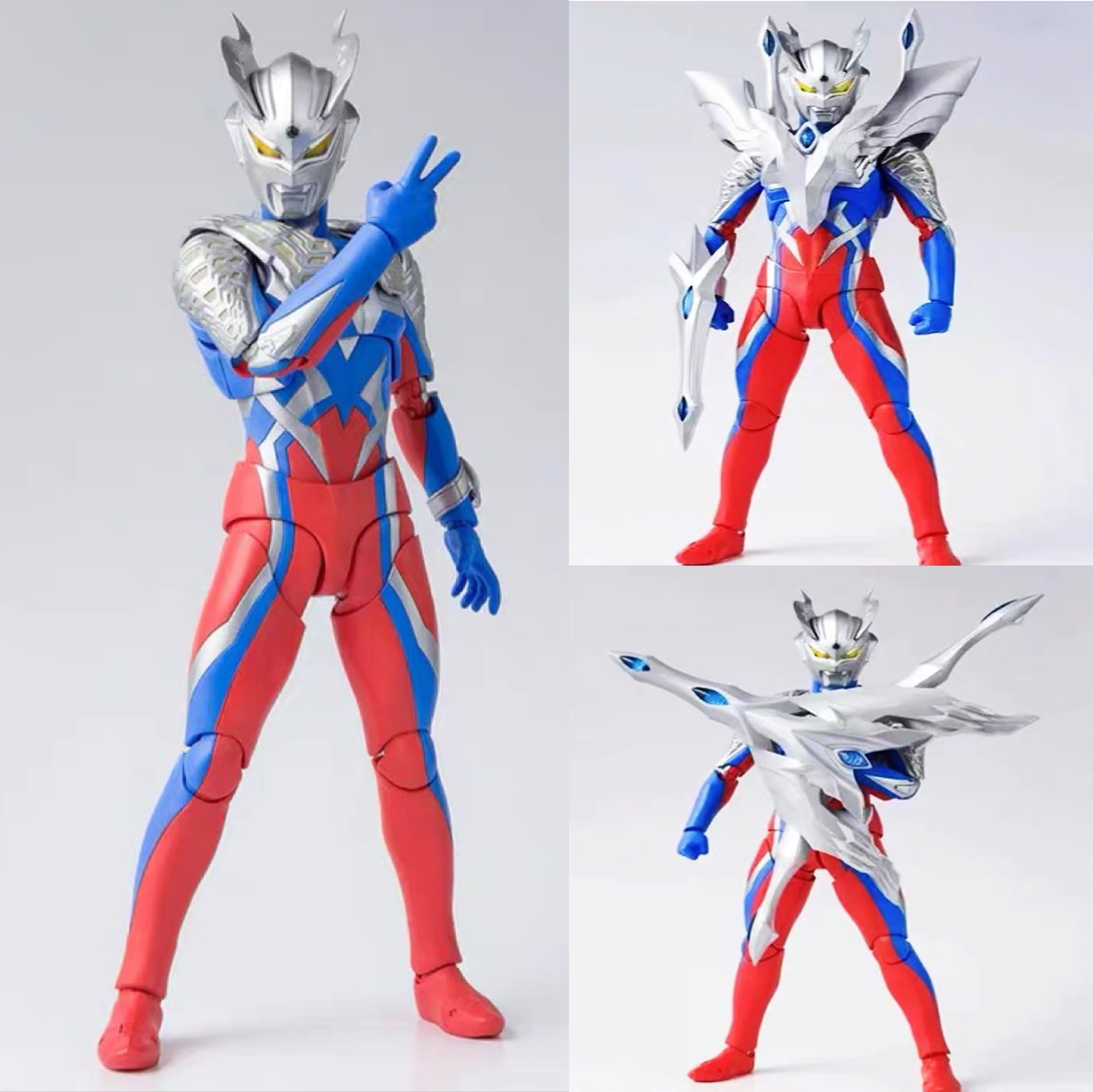 七夕情人节shf光辉赛罗奥特曼终极闪耀形态儿童可动手办玩具模型人偶