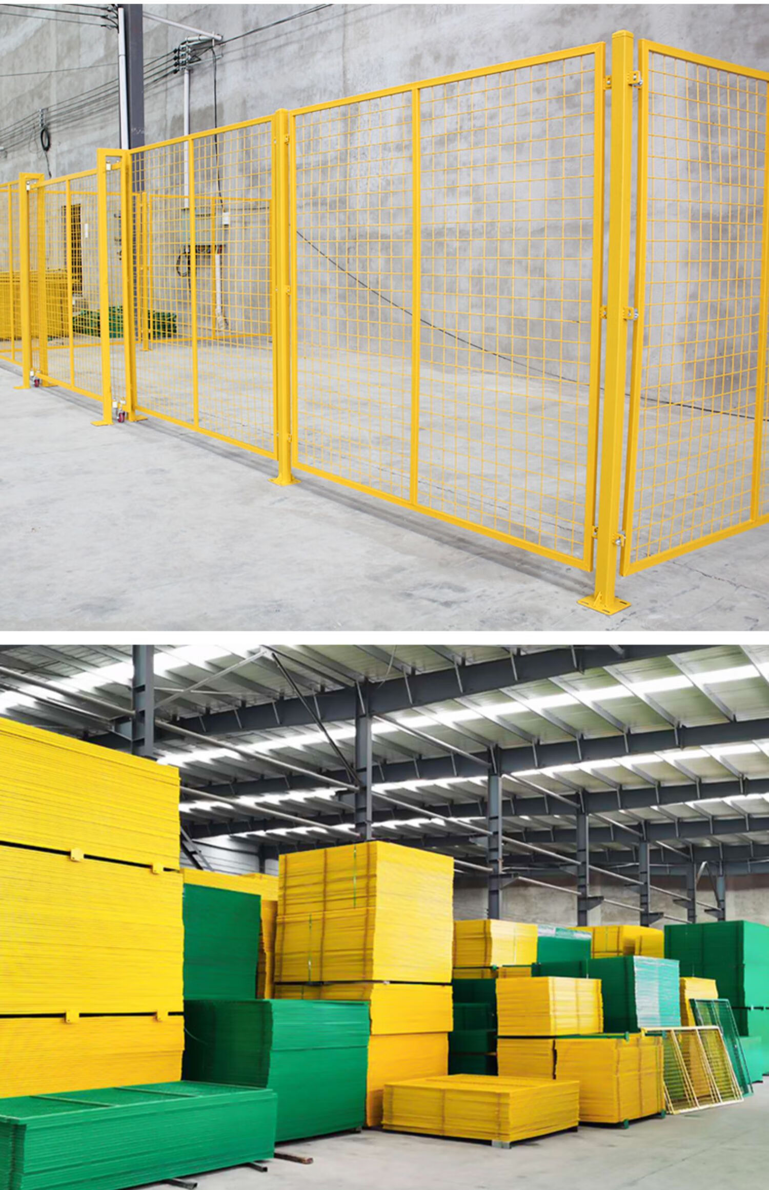 护栏车间隔离网隔断网铁丝网围栏仓库隔离网护栏网围栏户外移动护栏网